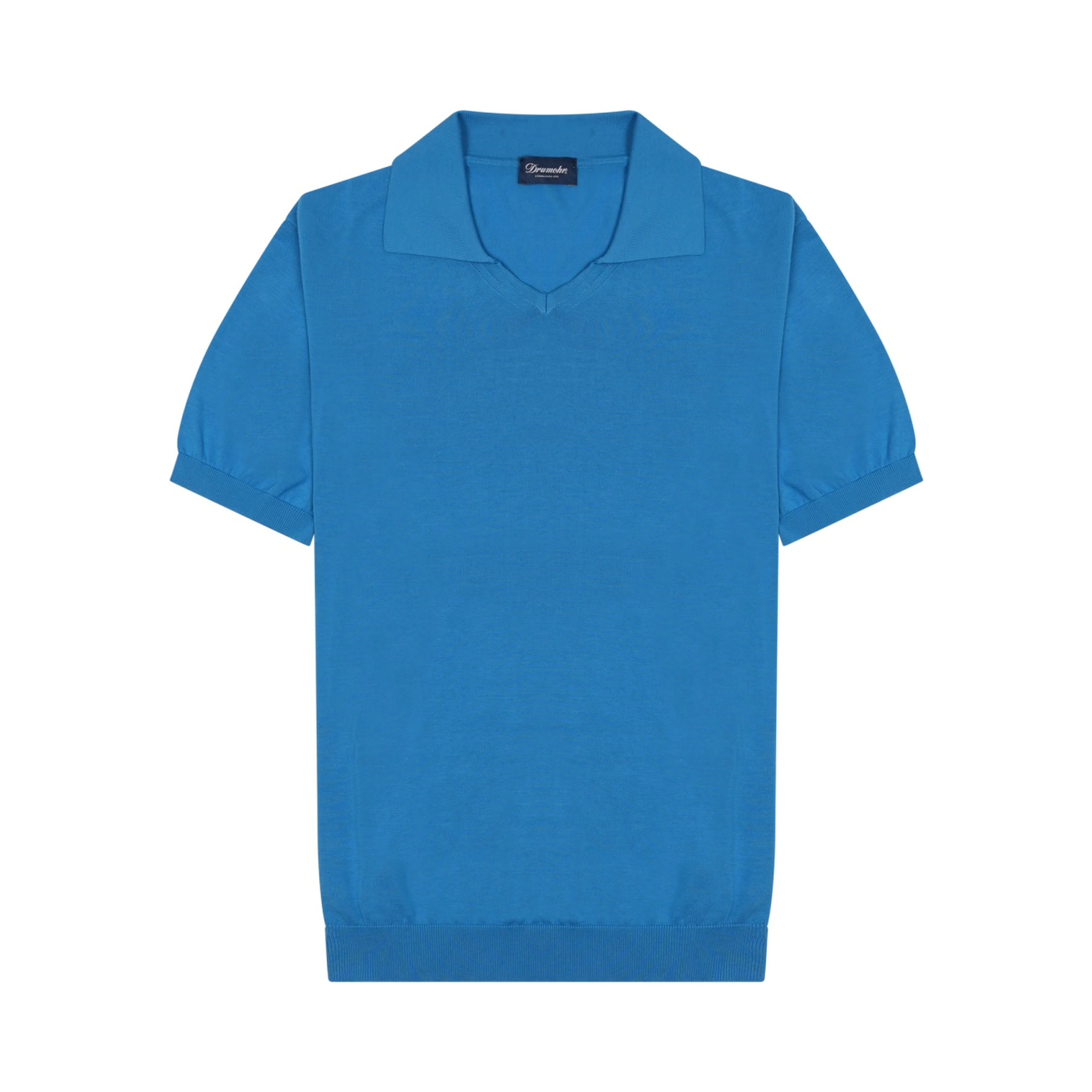 cotton knit polo shirt