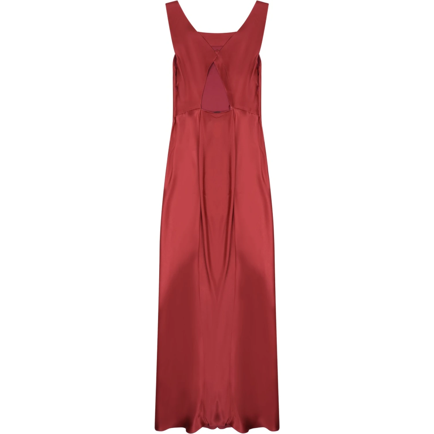satin long dress