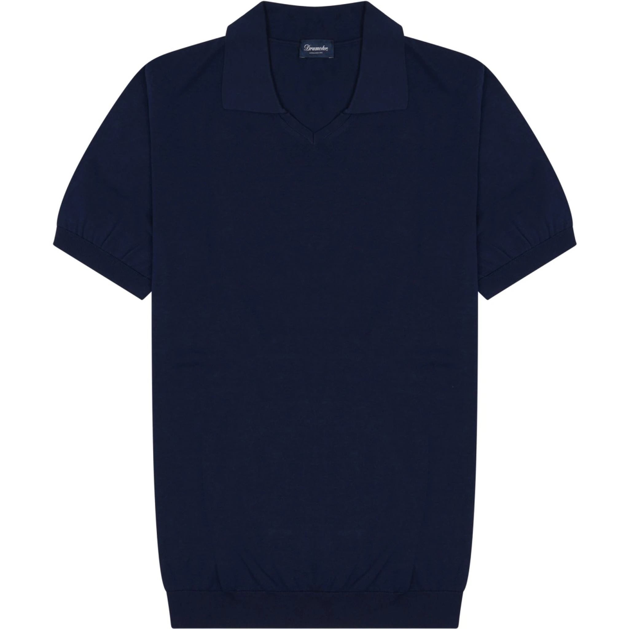 cotton knit polo shirt