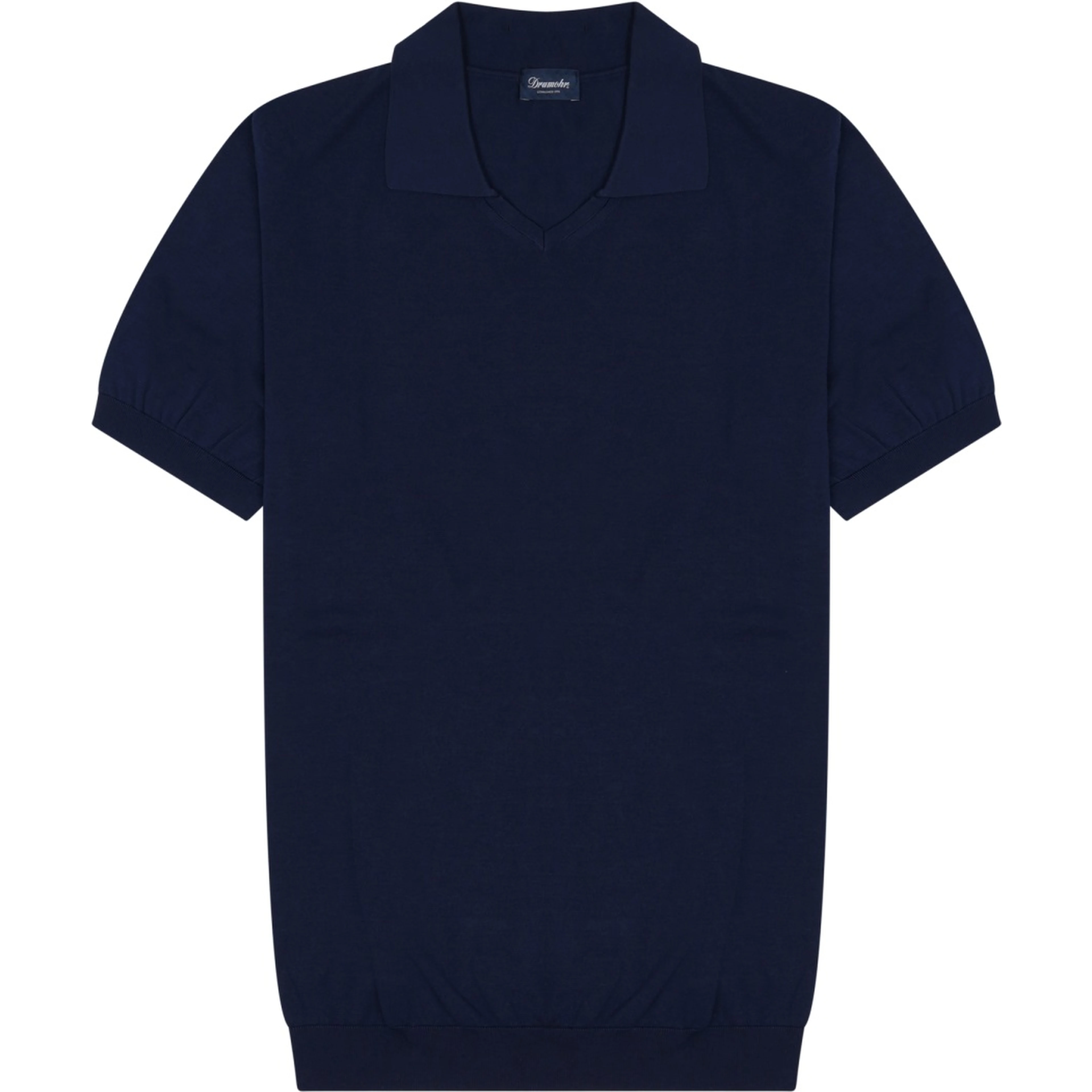 cotton knit polo shirt
