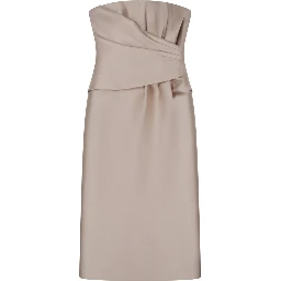 drap midi dress