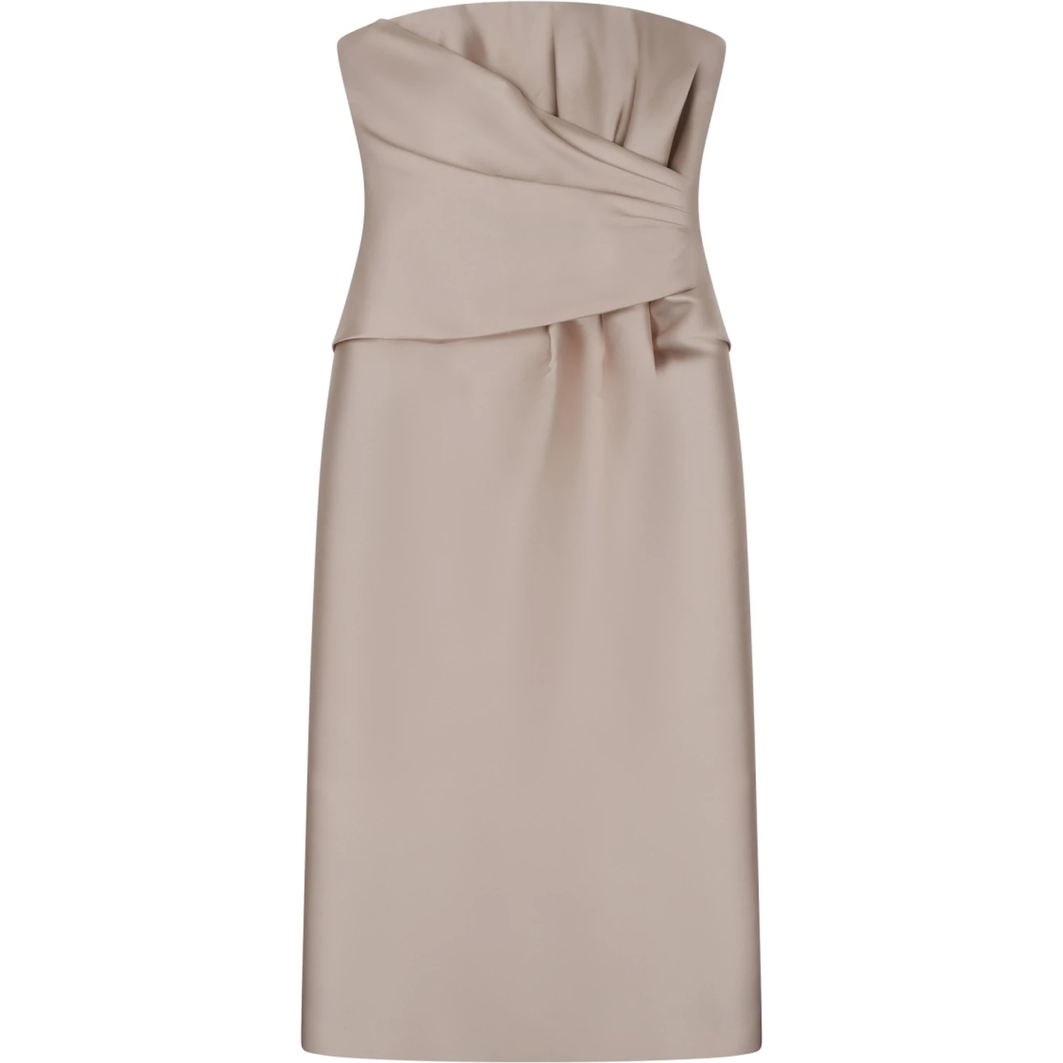 drap midi dress