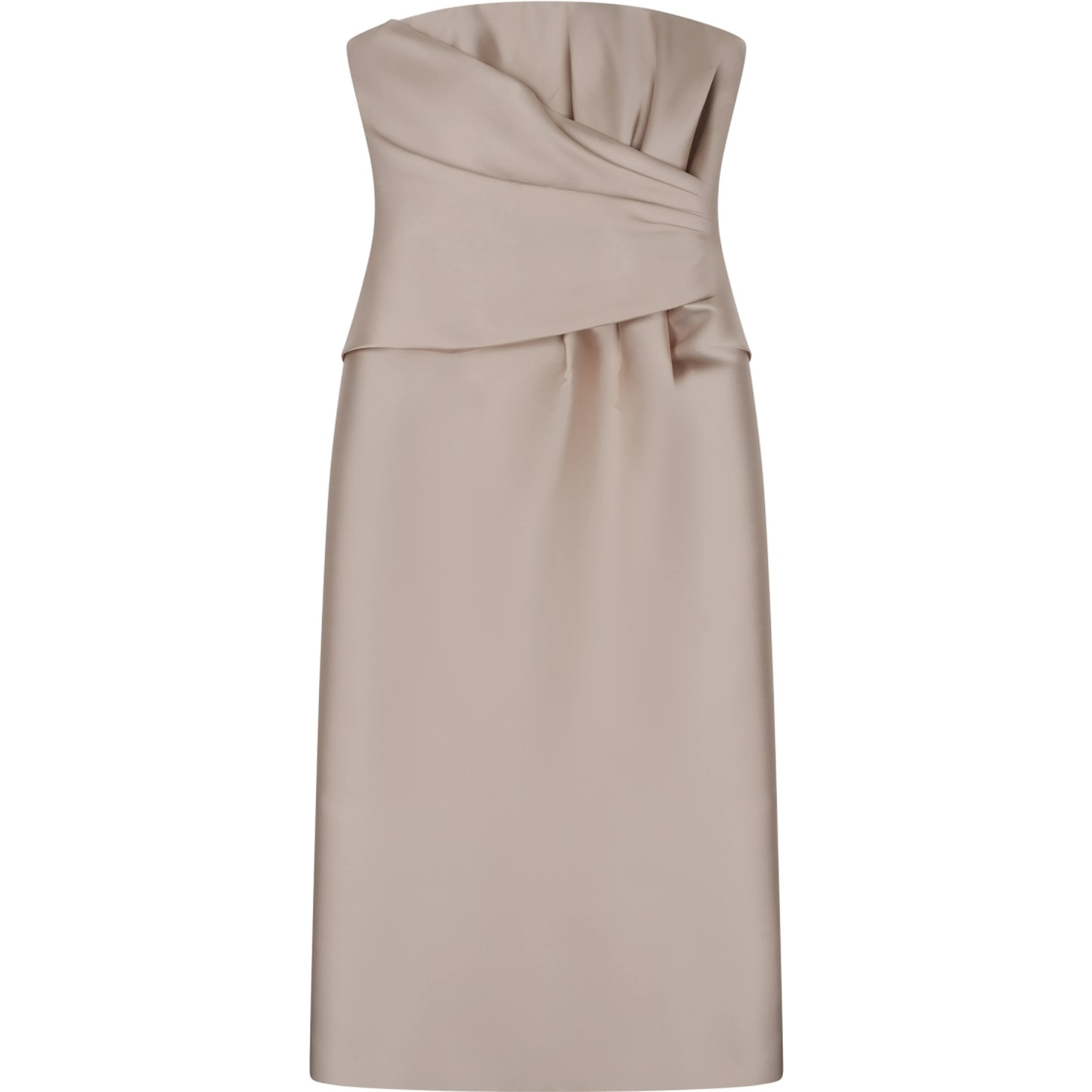 drap midi dress