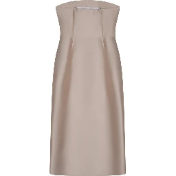 drap midi dress