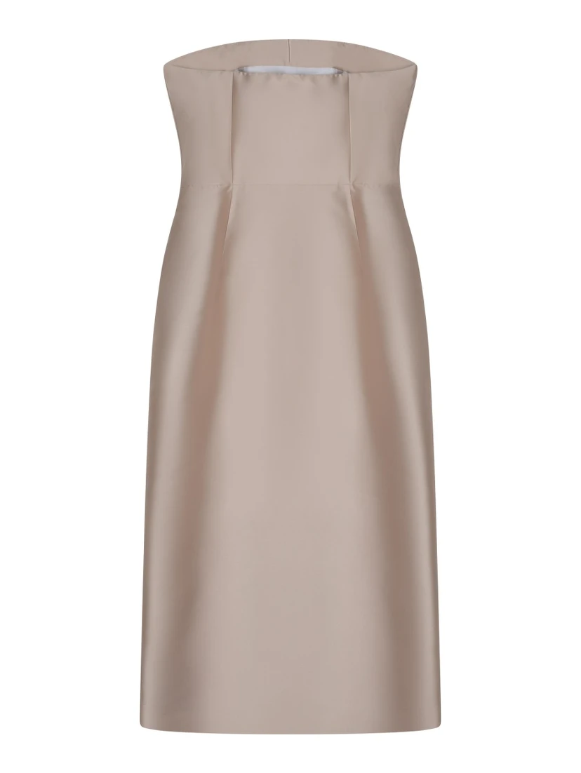 drap midi dress