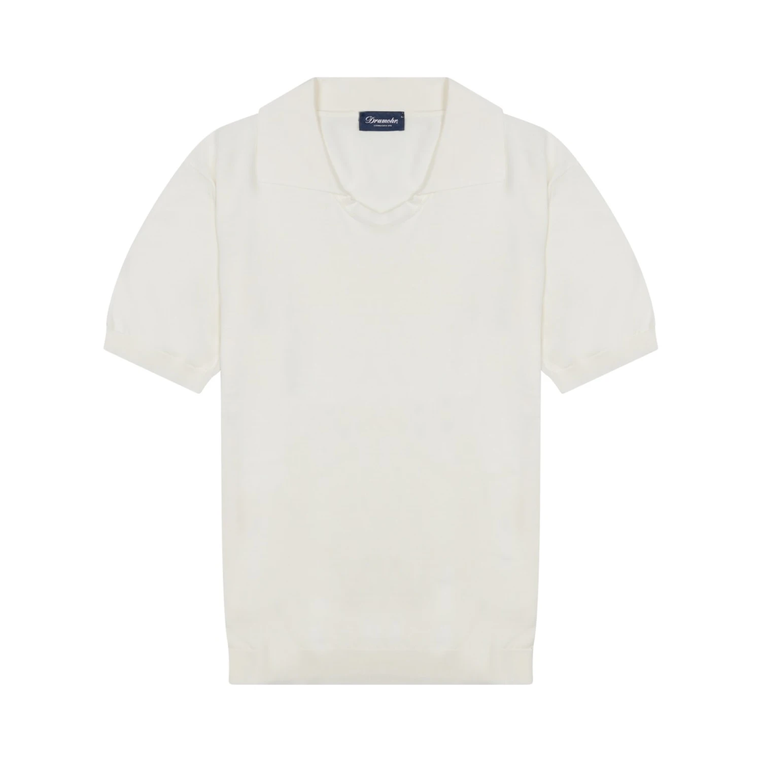 cotton knit polo shirt