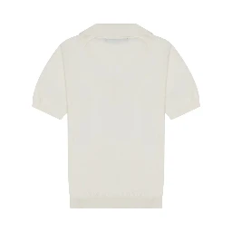 cotton knit polo shirt