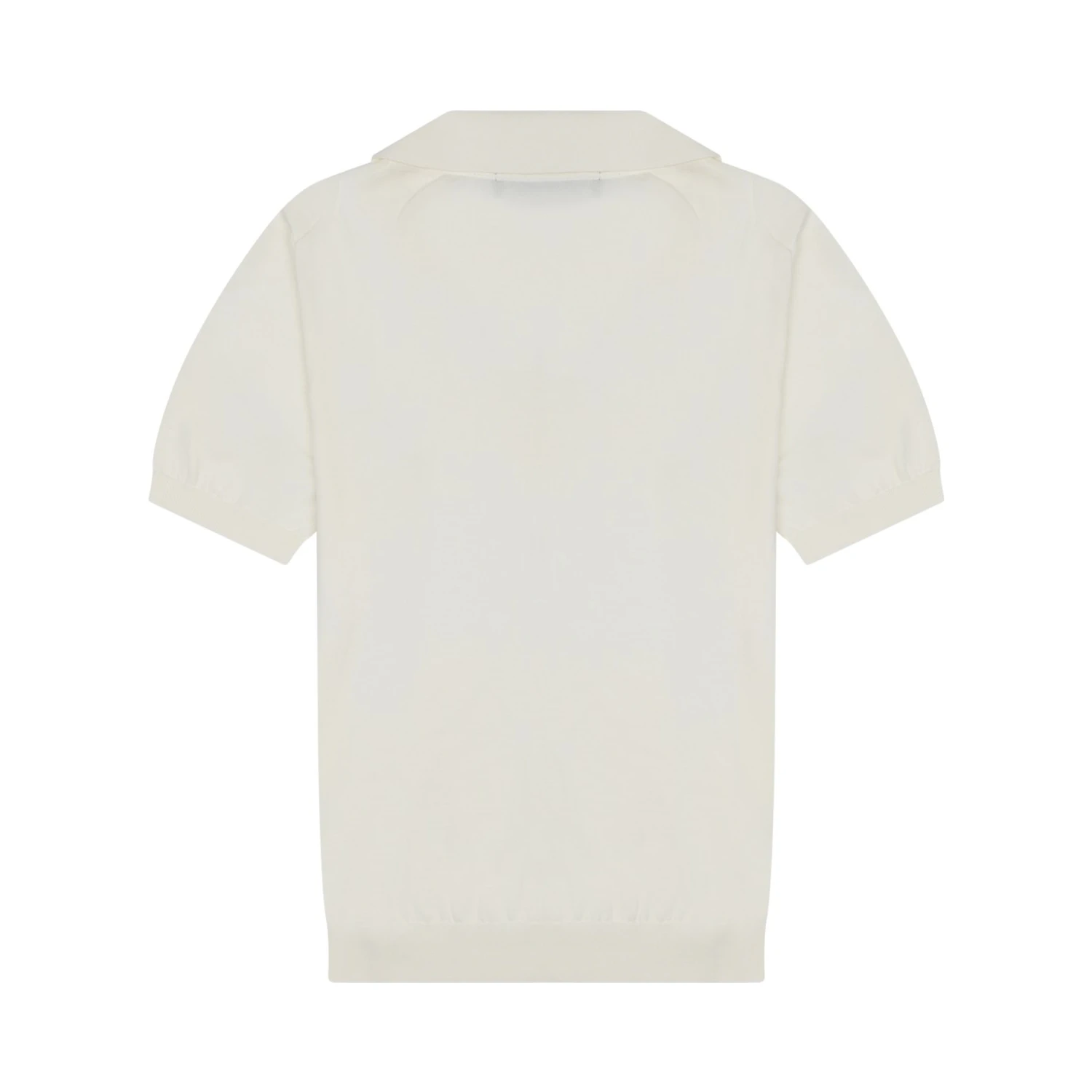 cotton knit polo shirt