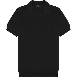 cotton knit polo shirt