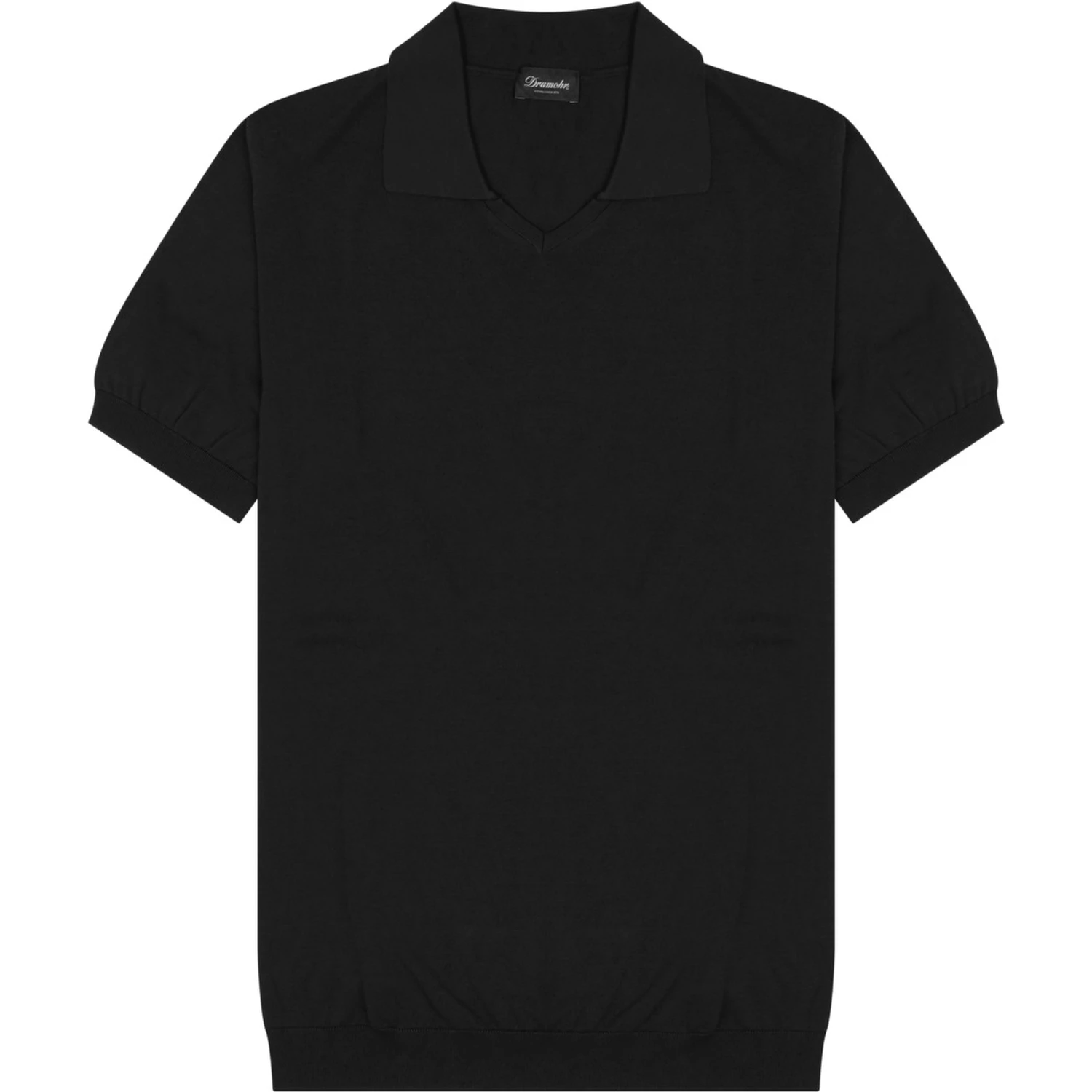 cotton knit polo shirt