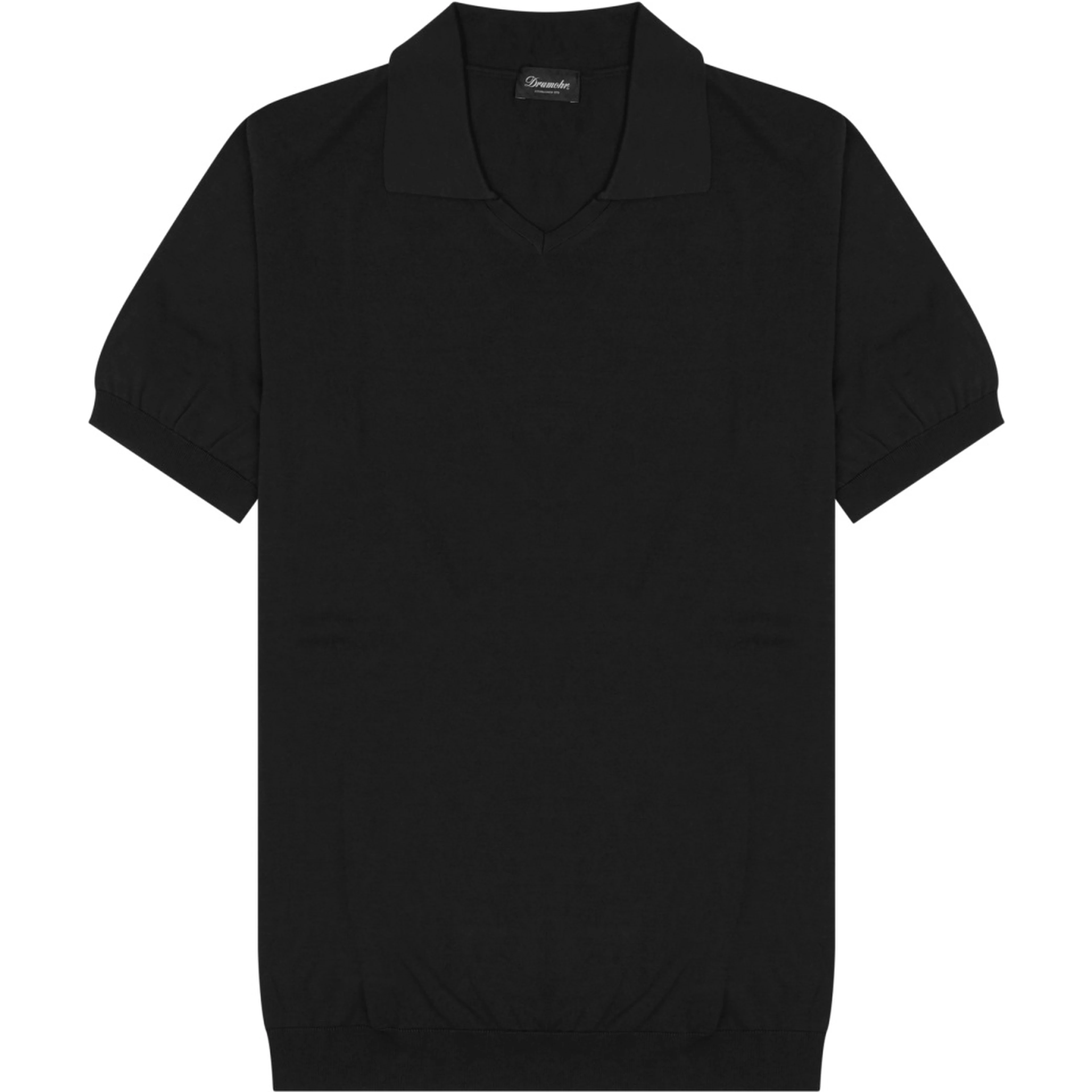 cotton knit polo shirt