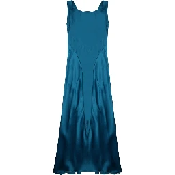 satin long dress