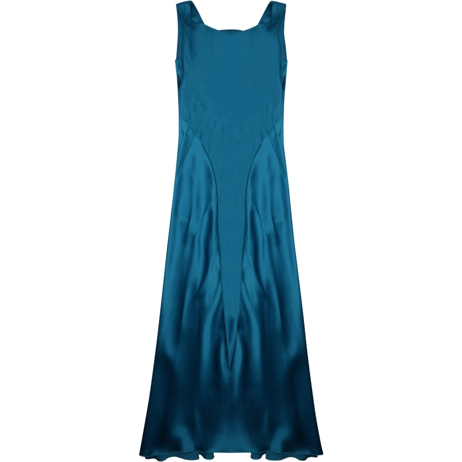 satin long dress