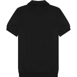 cotton knit polo shirt