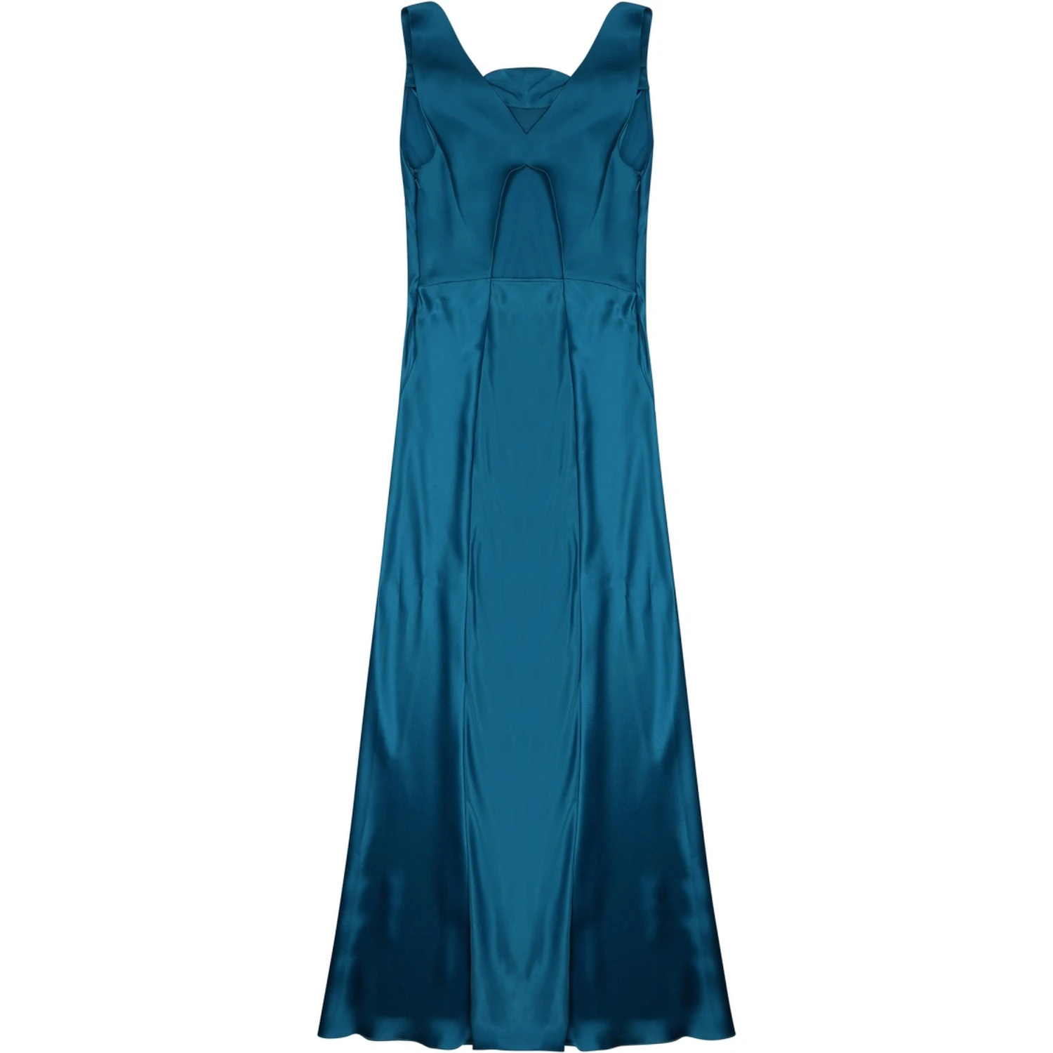 satin long dress