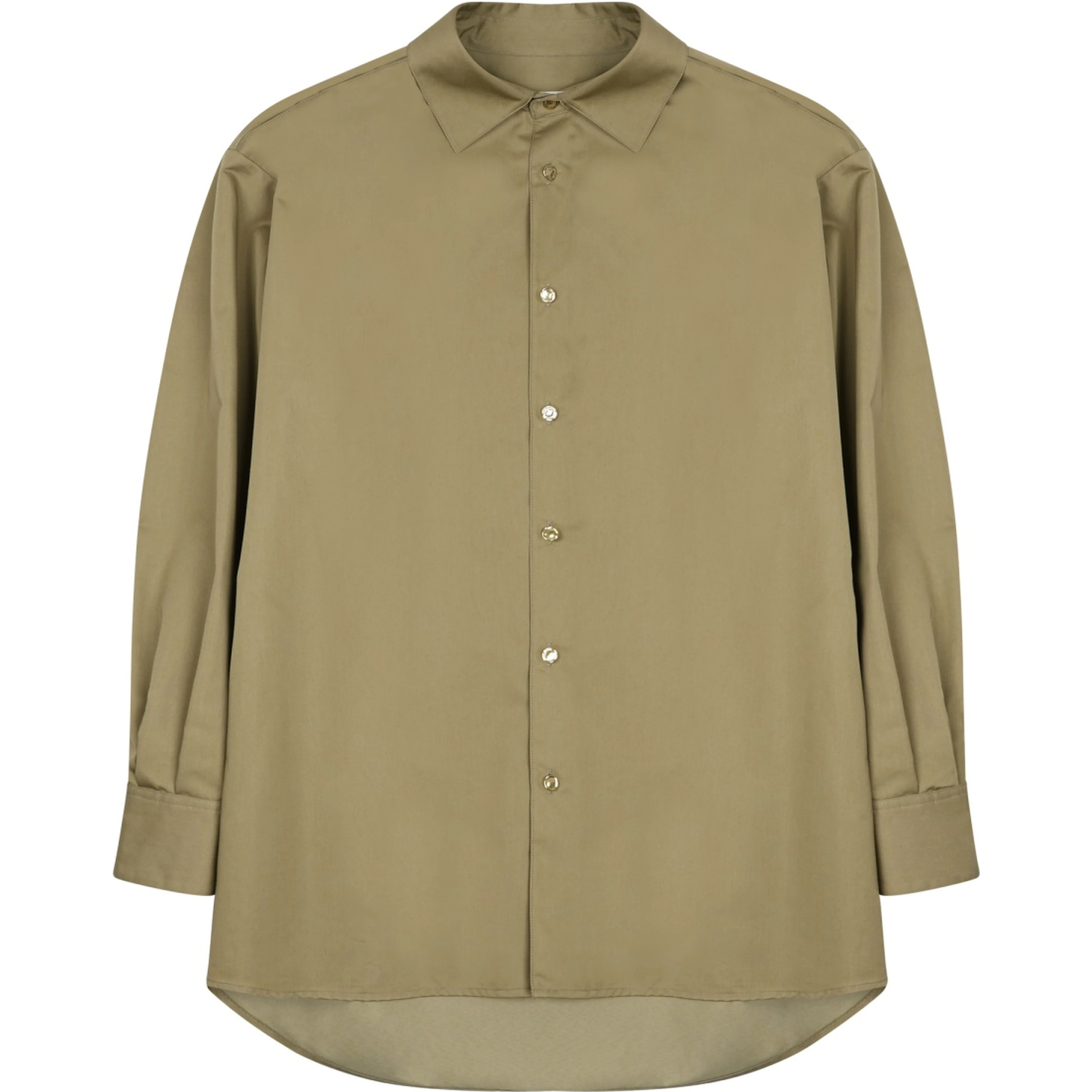 tech satin rouche keanu shirt