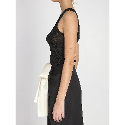 Ribbed knit tank top