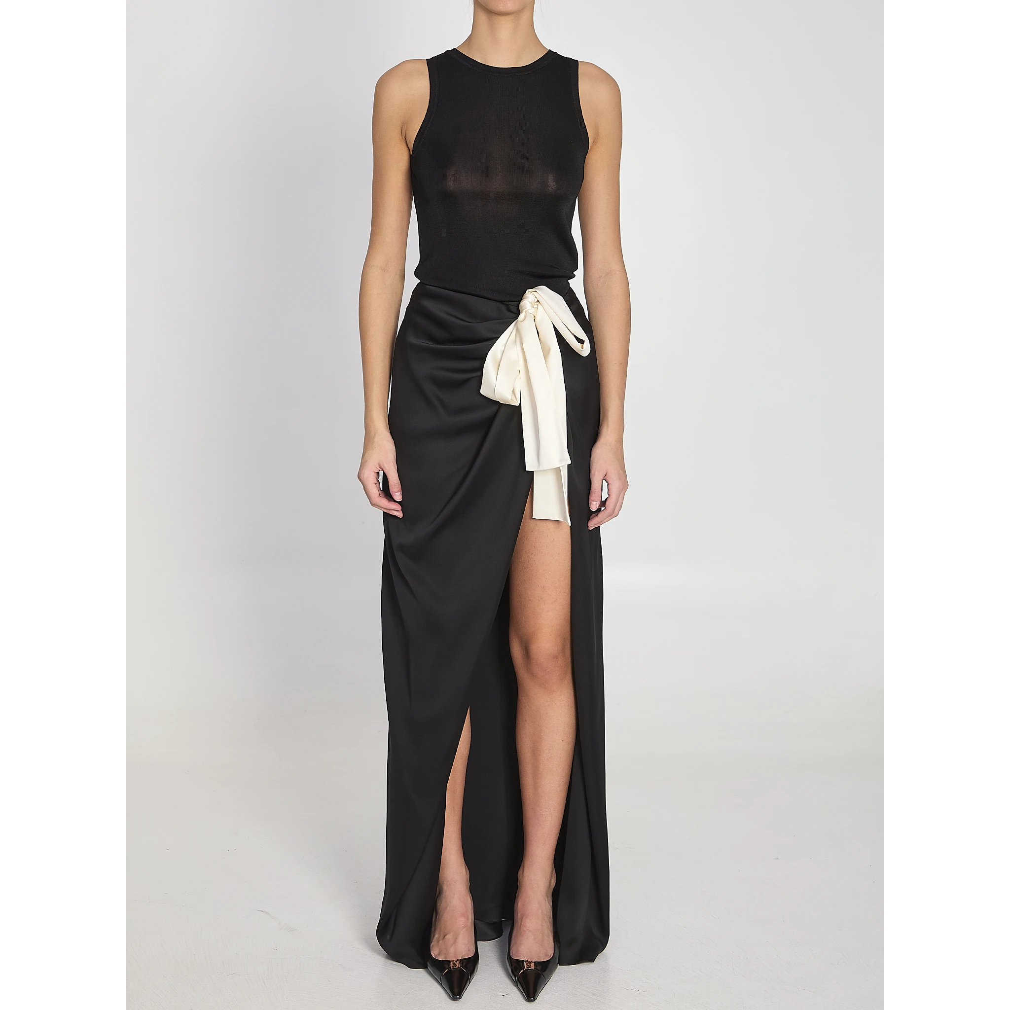 Ribbed knit tank top