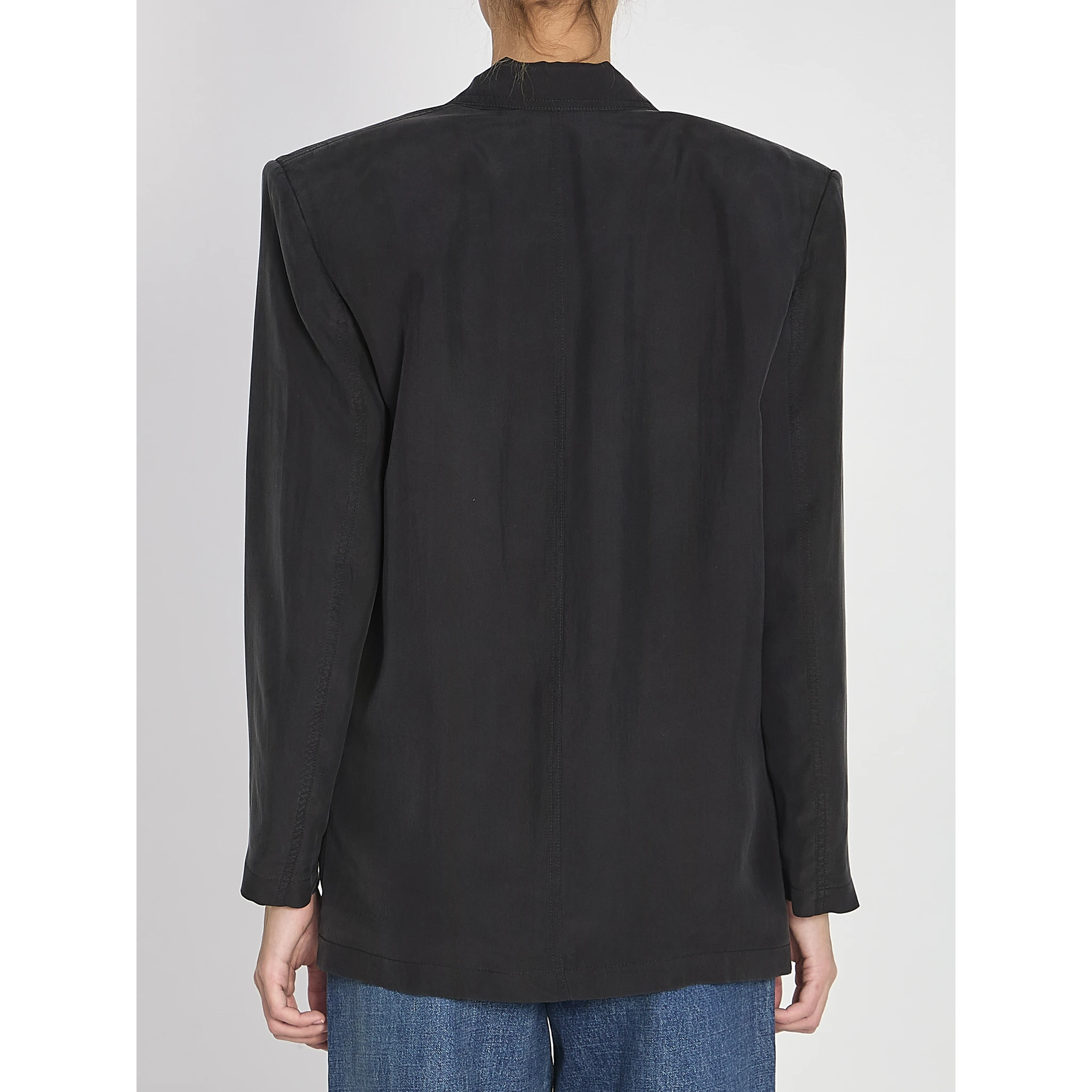 Giacca in seta habutai