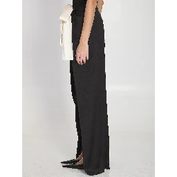 Silk charmeuse skirt