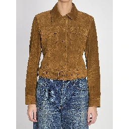 Vintage suede leather jacket