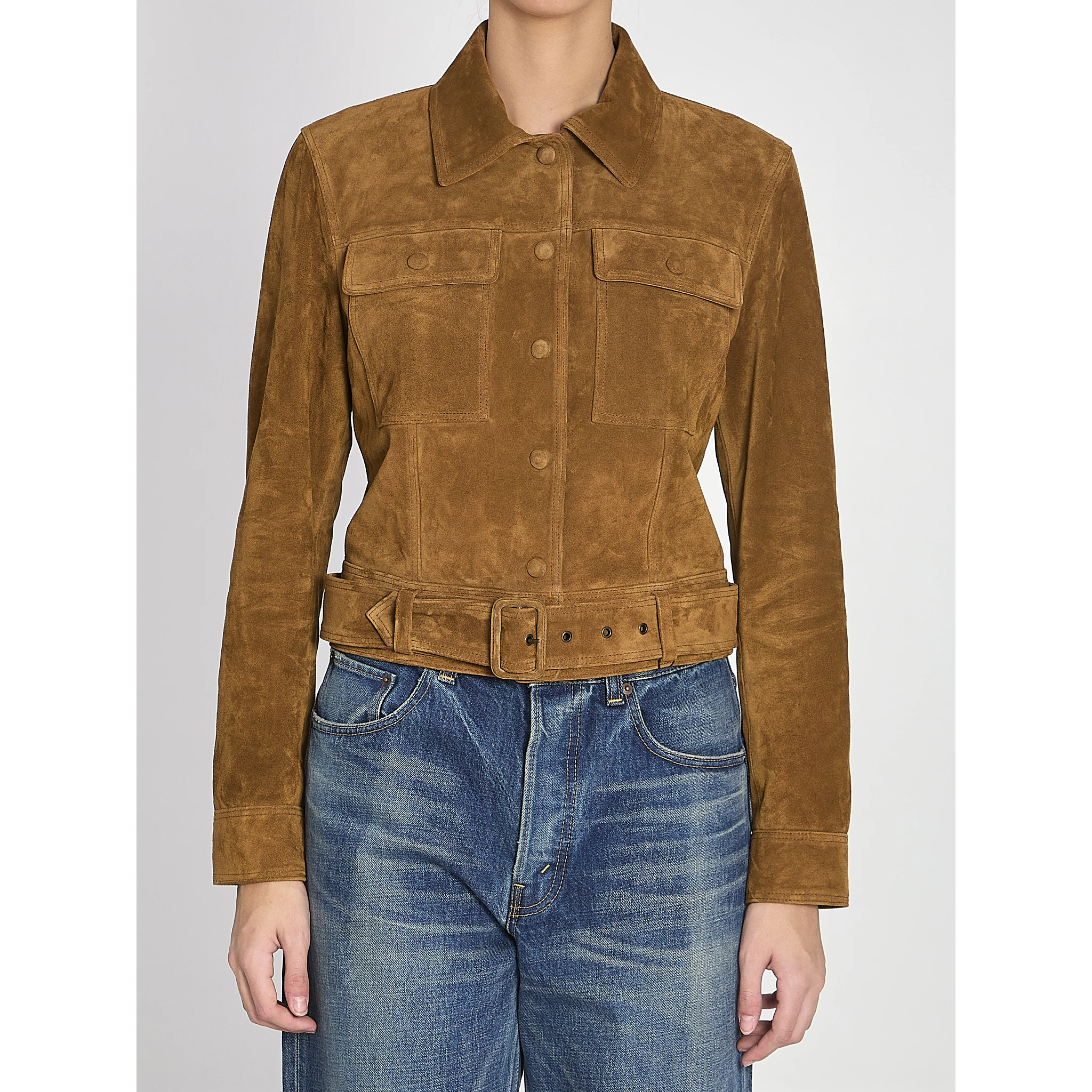 Vintage suede leather jacket