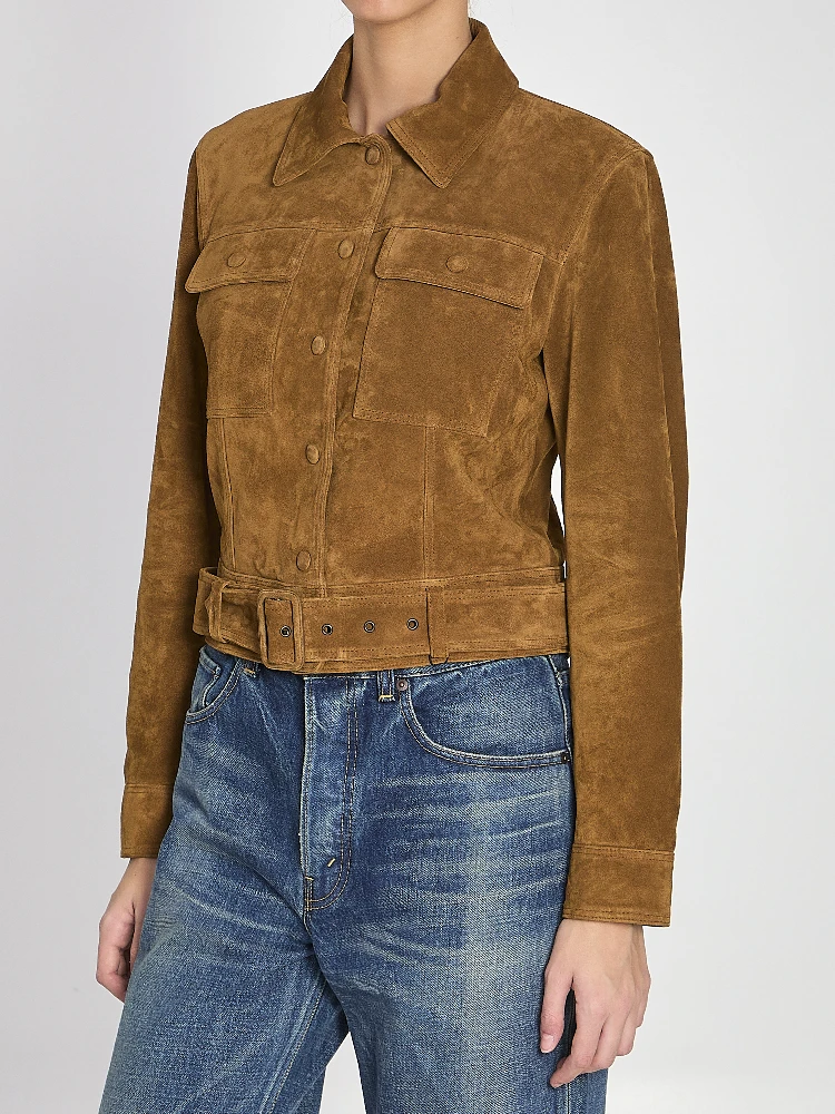 Vintage suede leather jacket alternative
