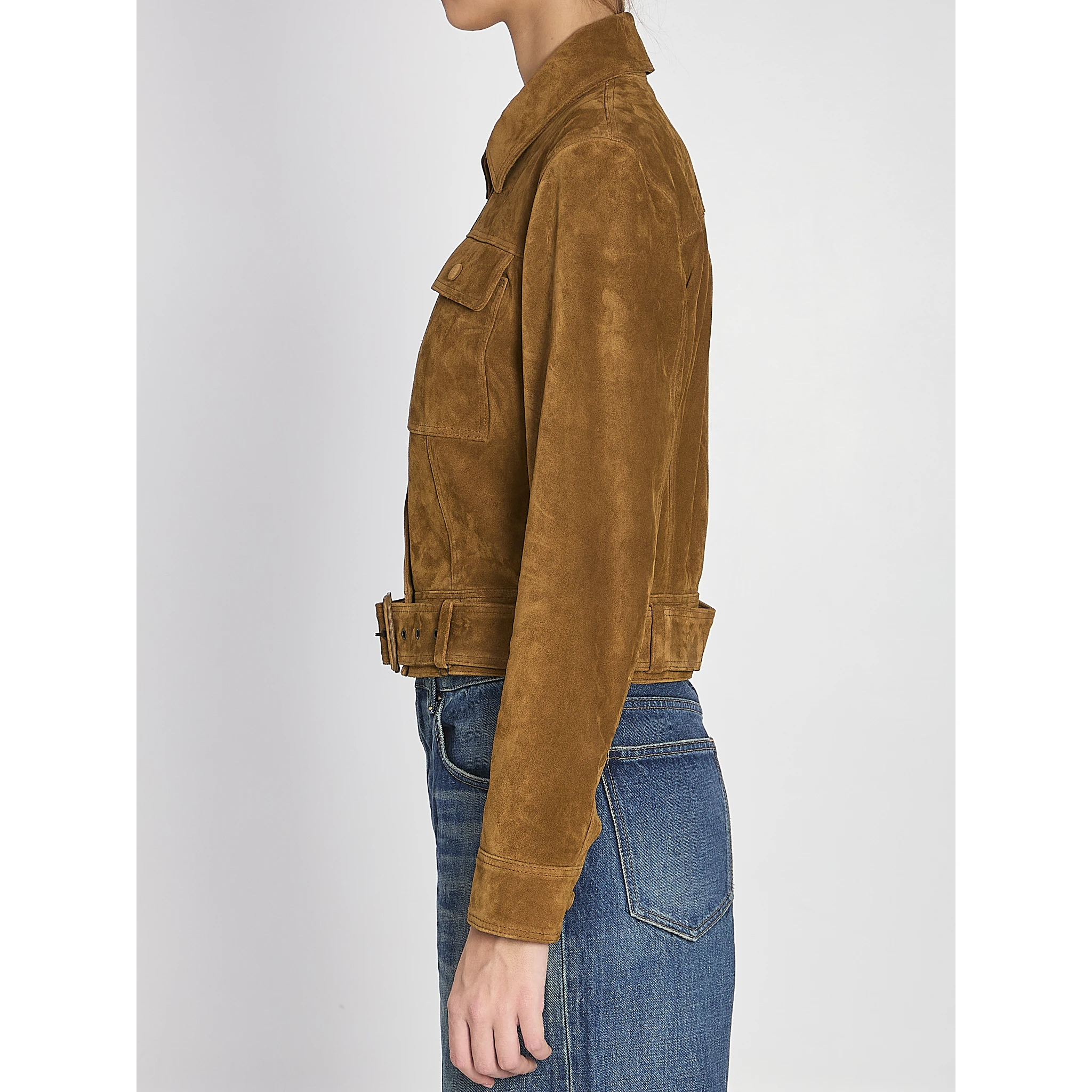 Vintage suede leather jacket