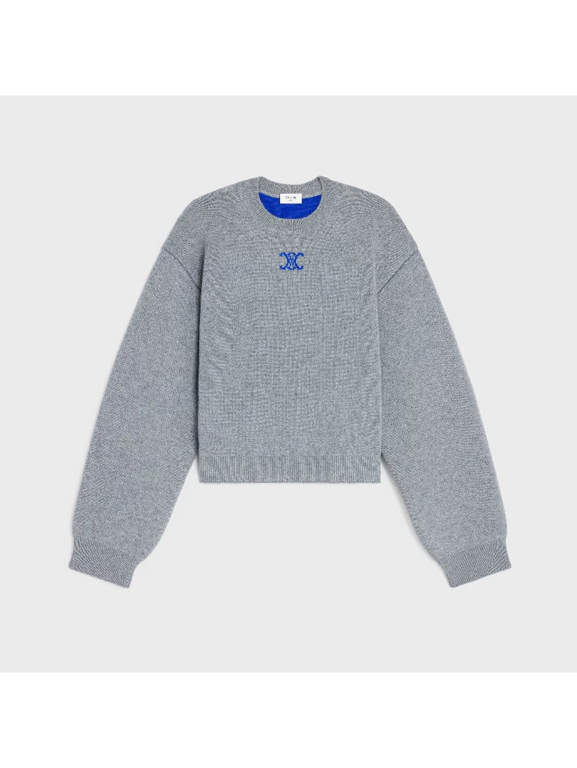 Cashmere crewneck knitwear