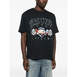 Rhude T-shirts and Polos Black