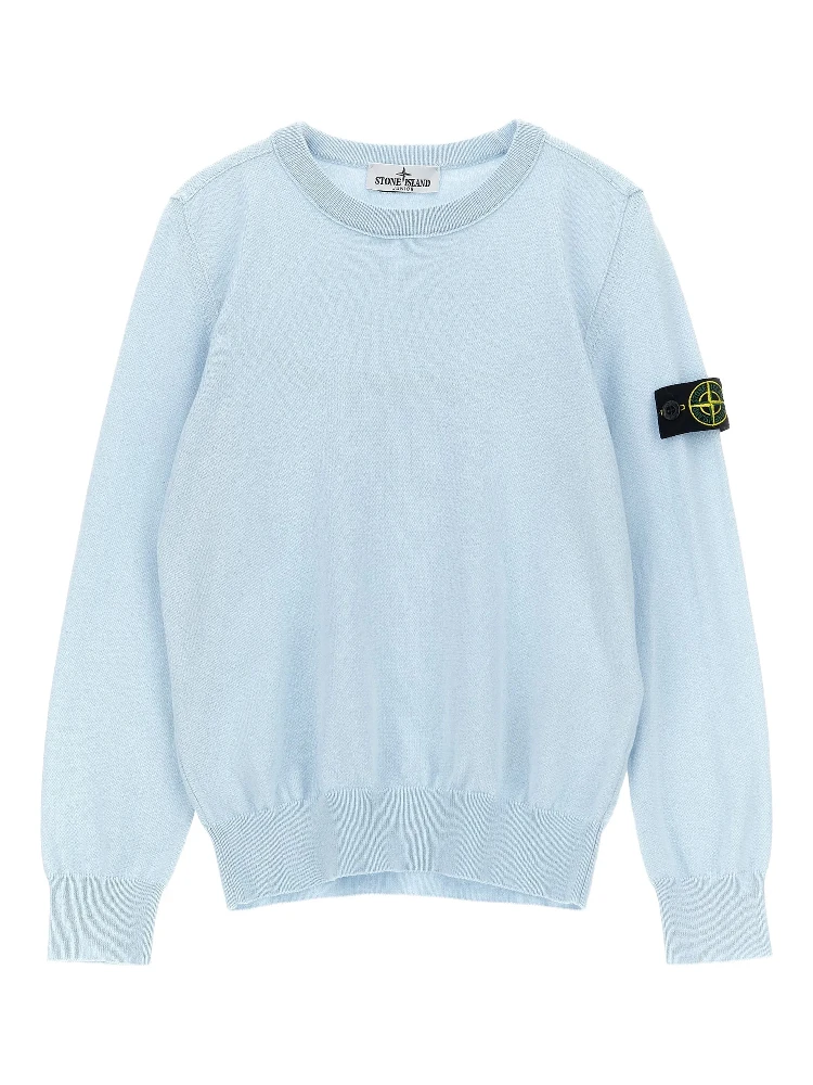 STONE ISLAND KIDS Sweaters Clear Blue