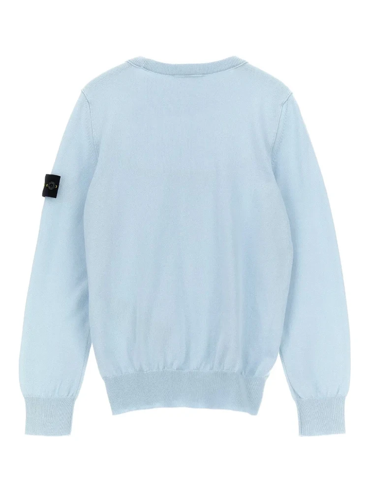 STONE ISLAND KIDS Sweaters Clear Blue alternative