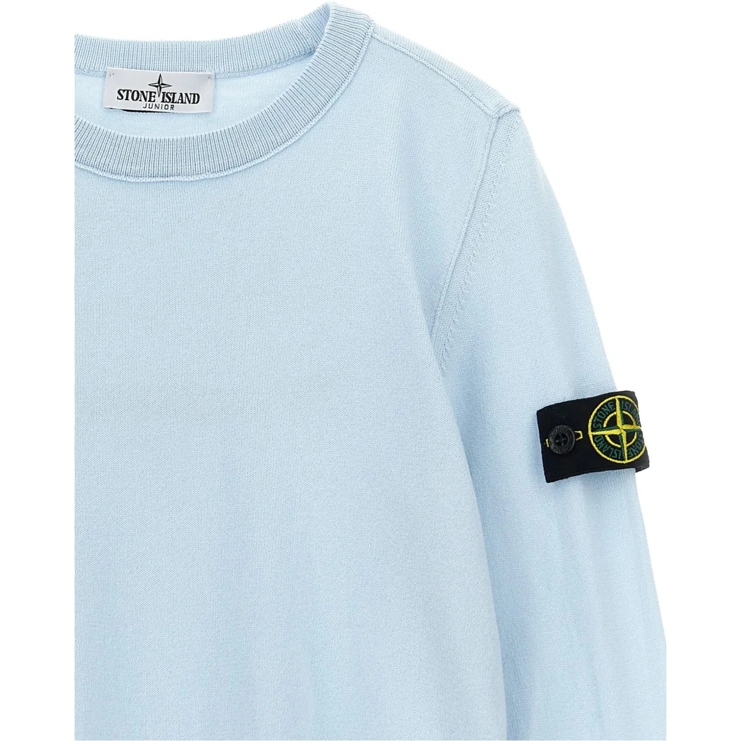 STONE ISLAND KIDS Sweaters Clear Blue