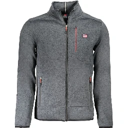 Grigio Polyester Men Sweatshirt