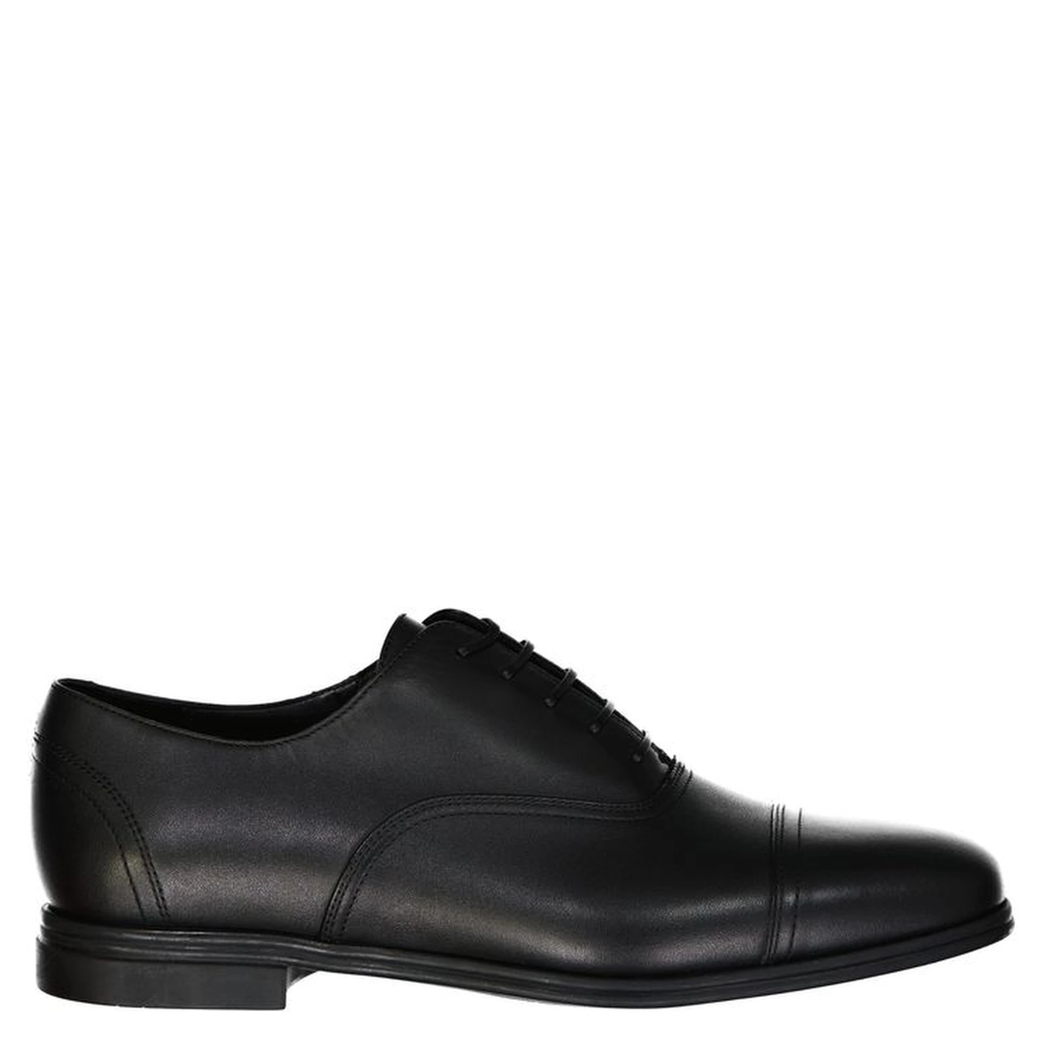 Black Leather Oxfords And Derbies