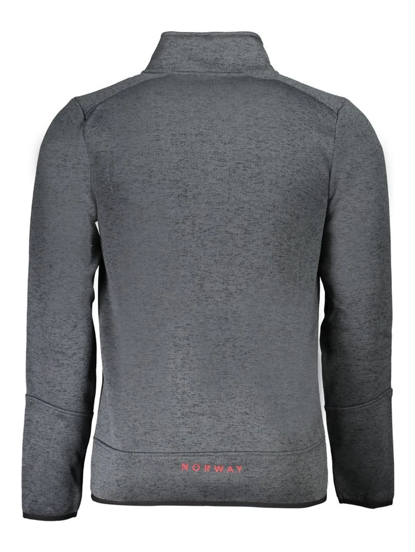 Grigio Polyester Men Sweatshirt