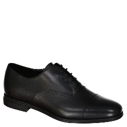 Black Leather Oxfords And Derbies