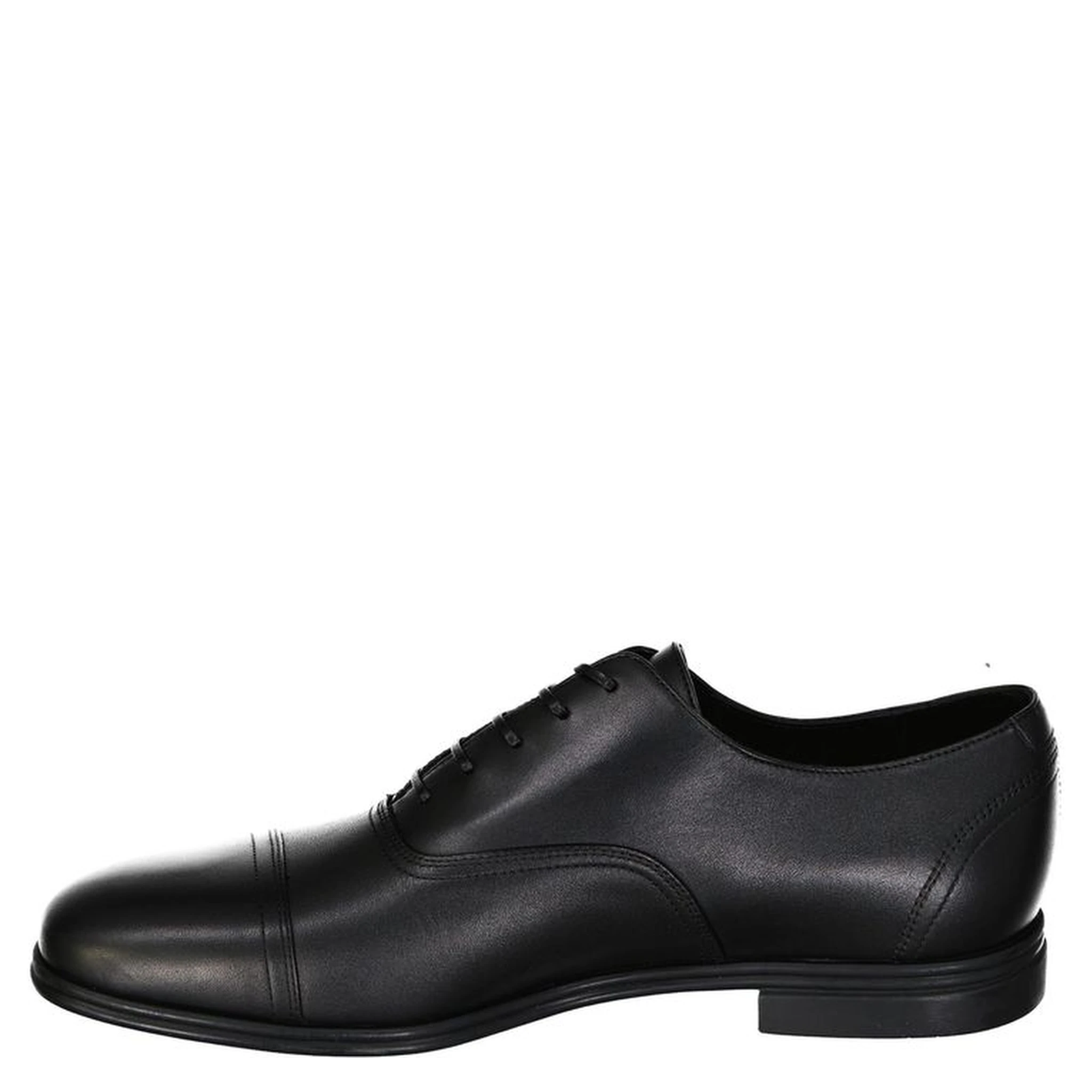 Black Leather Oxfords And Derbies