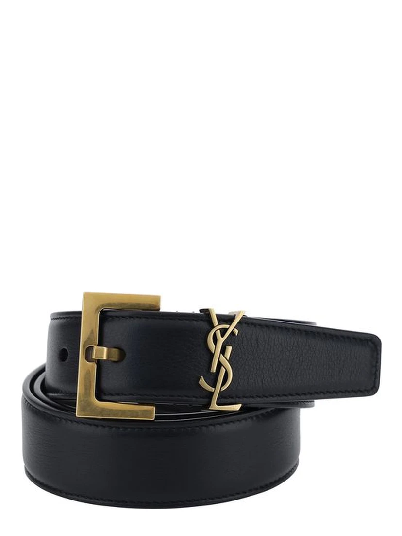 Black Calf Leather Bos Taurus Regular Belt