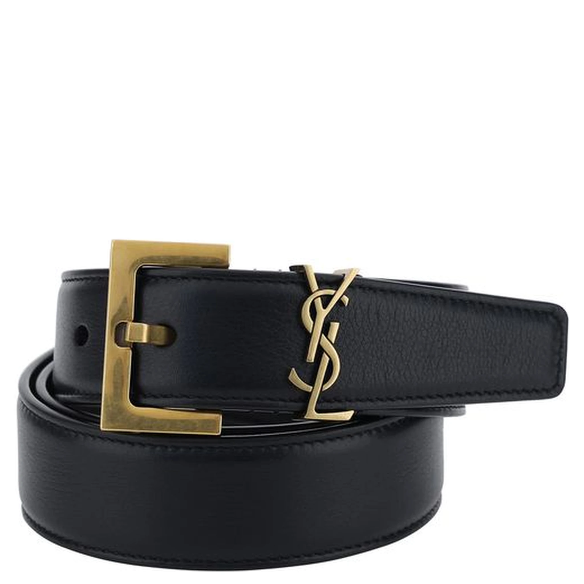 Black Calf Leather Bos Taurus Regular Belt