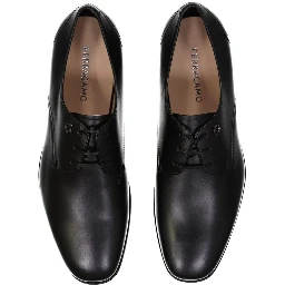 Black Leather Oxfords And Derbies