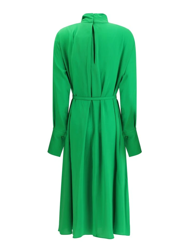 Bicolor Silk Long Dress alternative