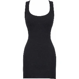 VISCOSE BLEND MINI DRESS