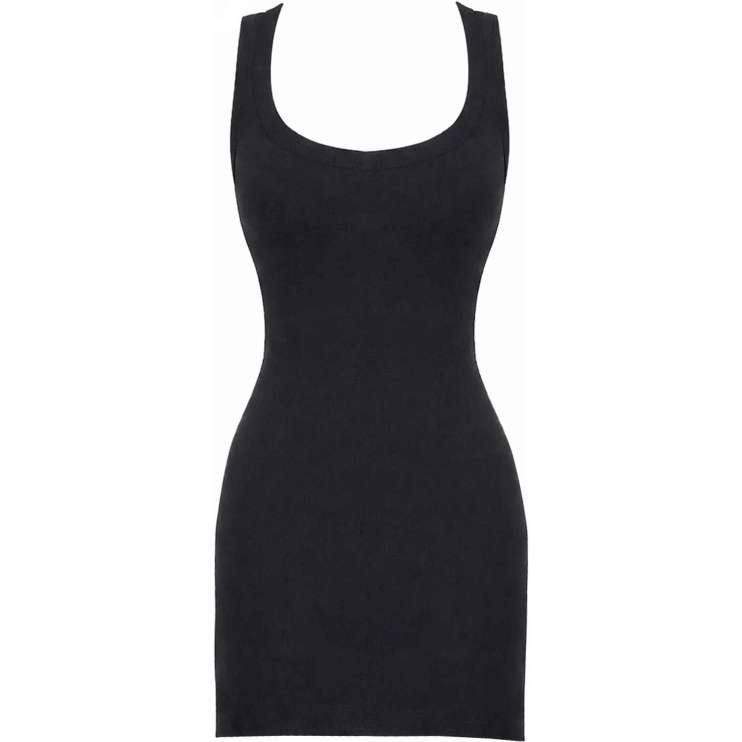 VISCOSE BLEND MINI DRESS