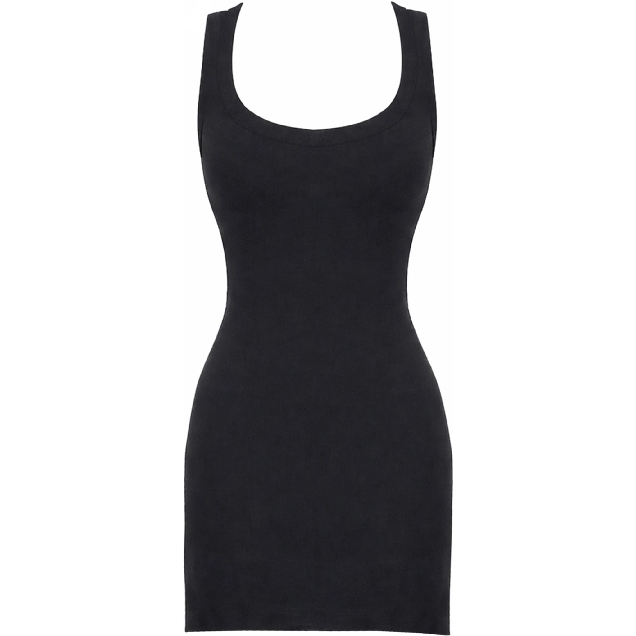 VISCOSE BLEND MINI DRESS