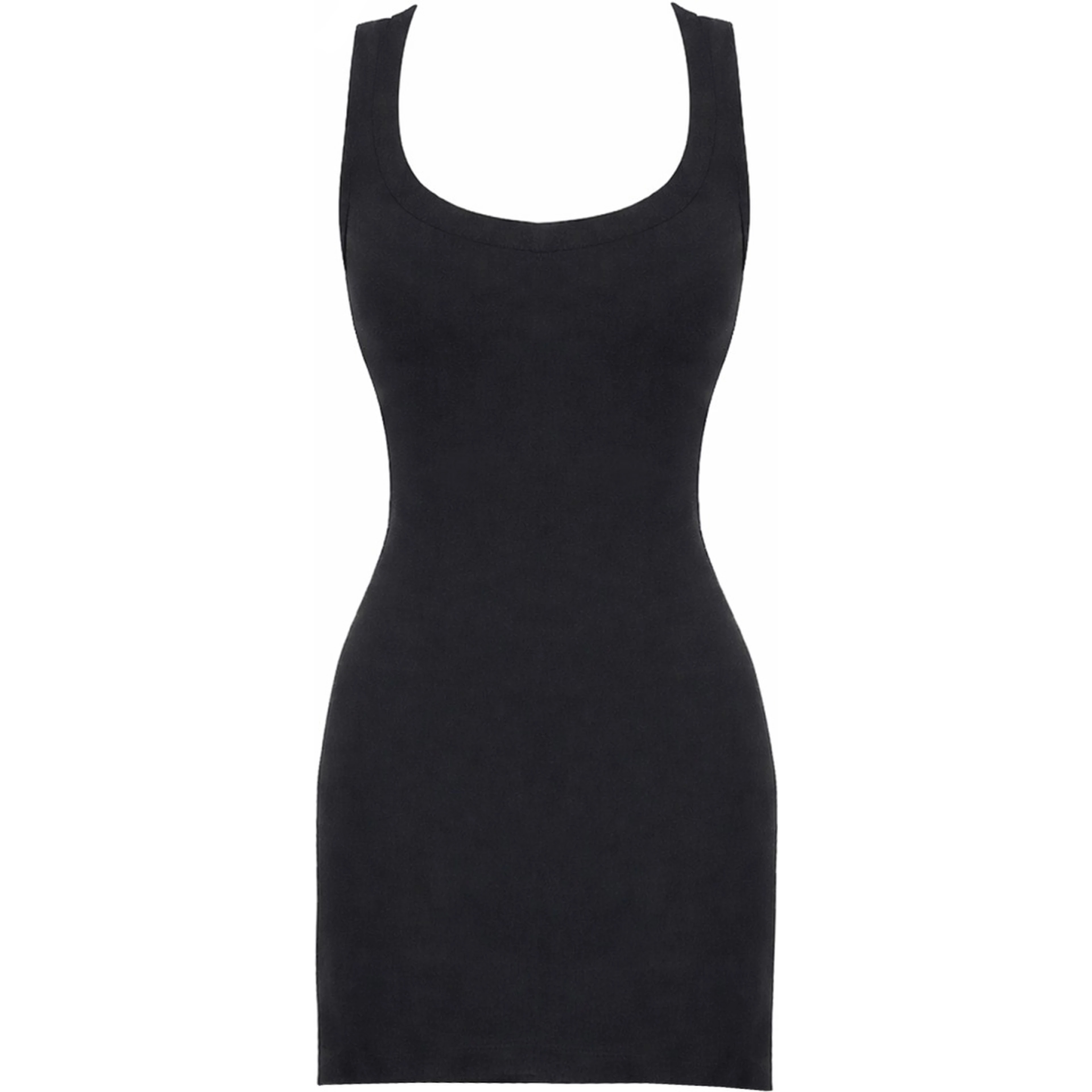 VISCOSE BLEND MINI DRESS