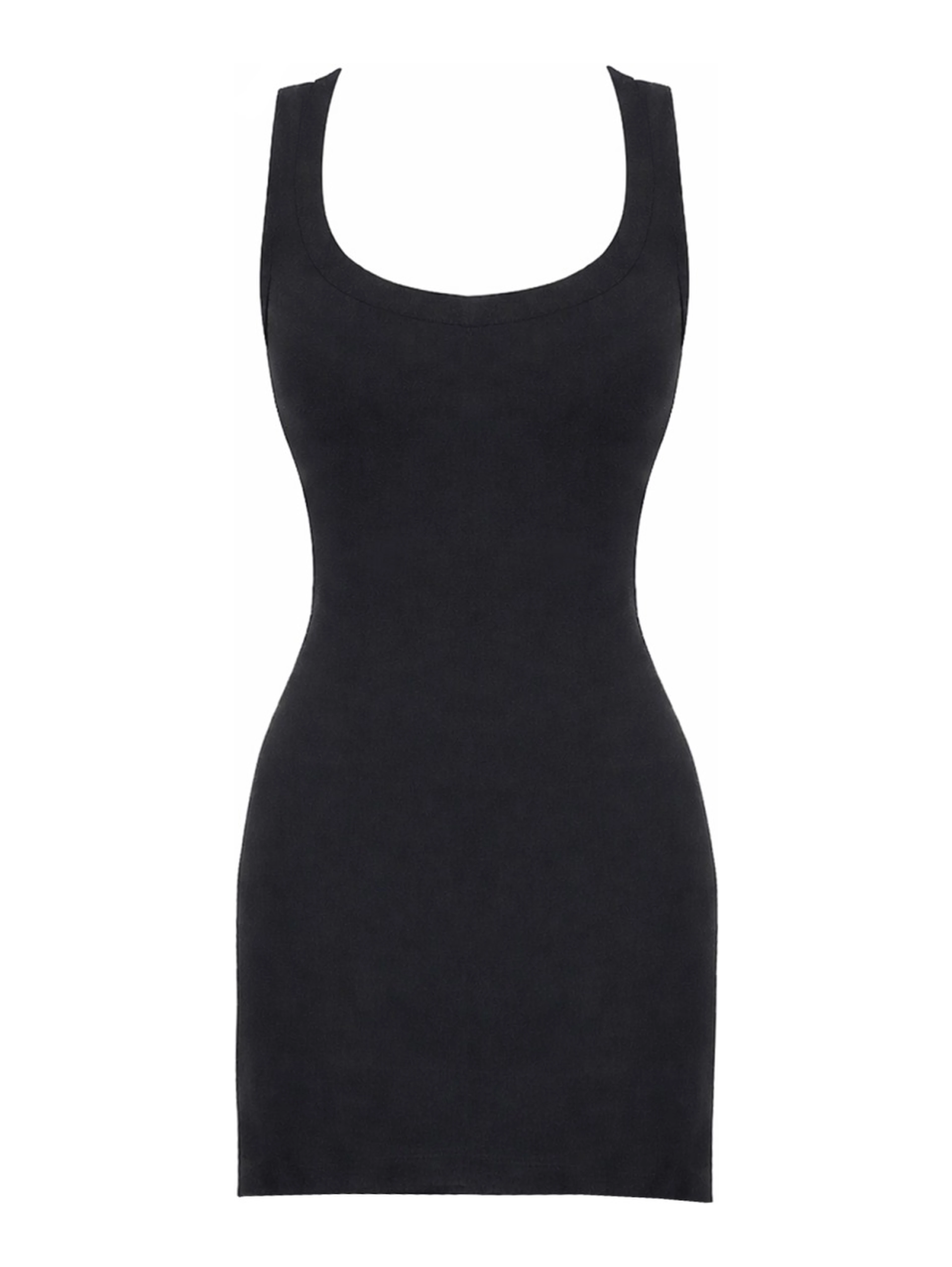 VISCOSE BLEND MINI DRESS