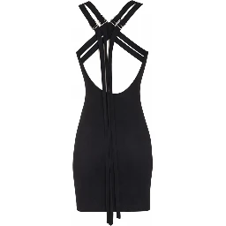 VISCOSE BLEND MINI DRESS