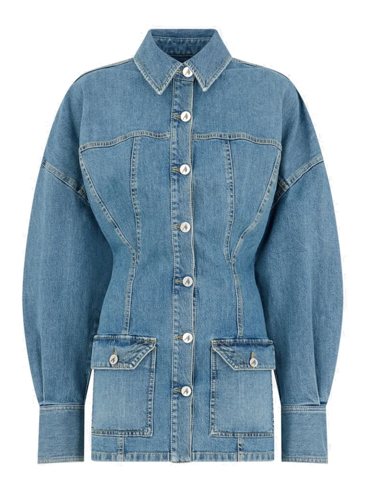 DENIM MINI DRESS