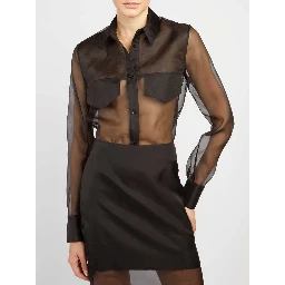 Silk organza shirt